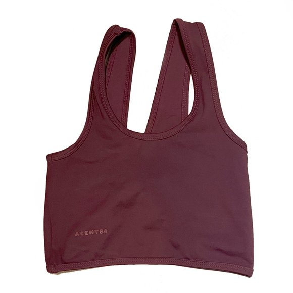 Agent84 Women's Burgundy Sports Bra - Picture 6 of 6
